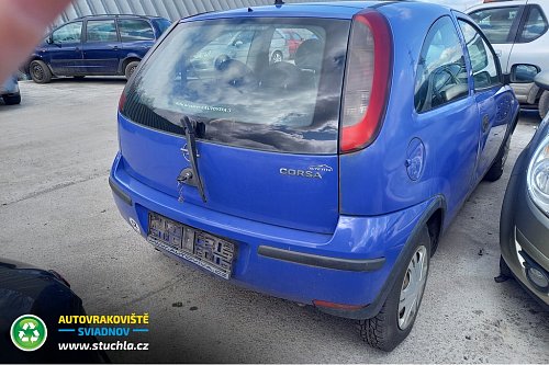 Autovrakoviste Sviadnov Opel Corsa C 1.0 na náhradní díly