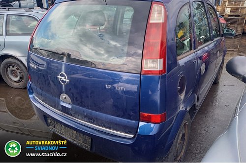 Autovrakoviste Sviadnov Opel Meriva 1.7 DTI na náhradní díly