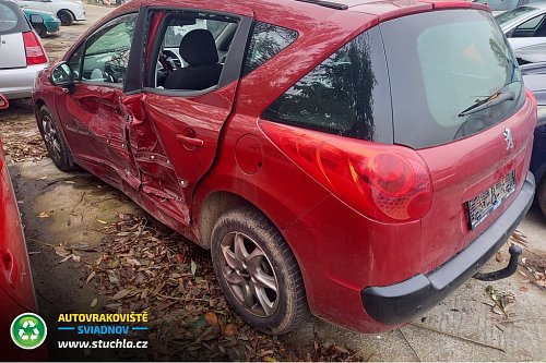 Autovrakoviste Sviadnov Peugeot 207 1.4 na náhradní díly