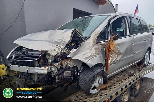 Autovrakoviste Sviadnov Opel Zafira B facelift 1.7 CDTI na díly