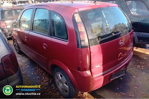 Autovrakoviste Sviadnov Opel Meriva A 1.6 na náhradní díly