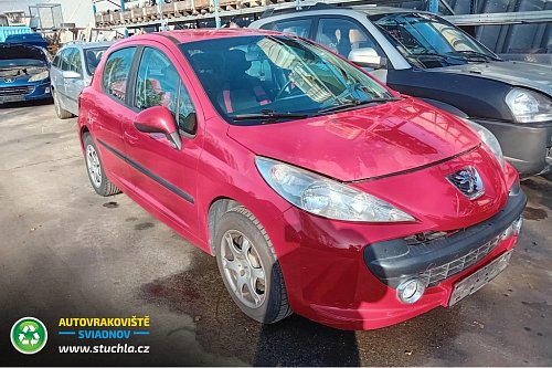 Autovrakoviste Sviadnov Peugeot 207 1.4 na náhradní díly