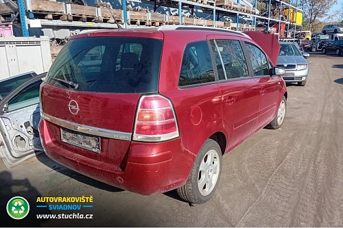 Autovrakoviste Sviadnov Opel Zafira B 1.6 16V CNG na díly