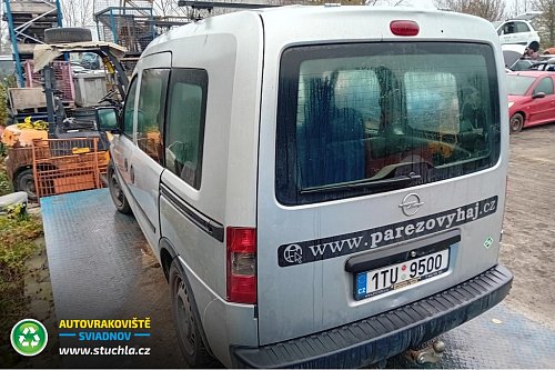 Autovrakoviste Sviadnov Opel Combo 1.6 CNG na díly